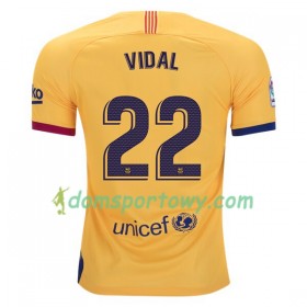 Koszulka FC Barcelona Arturo Vidal 22 Wyjazdowe Koszulki Piłkarskie 2019-2020 Krótki Rękaw 